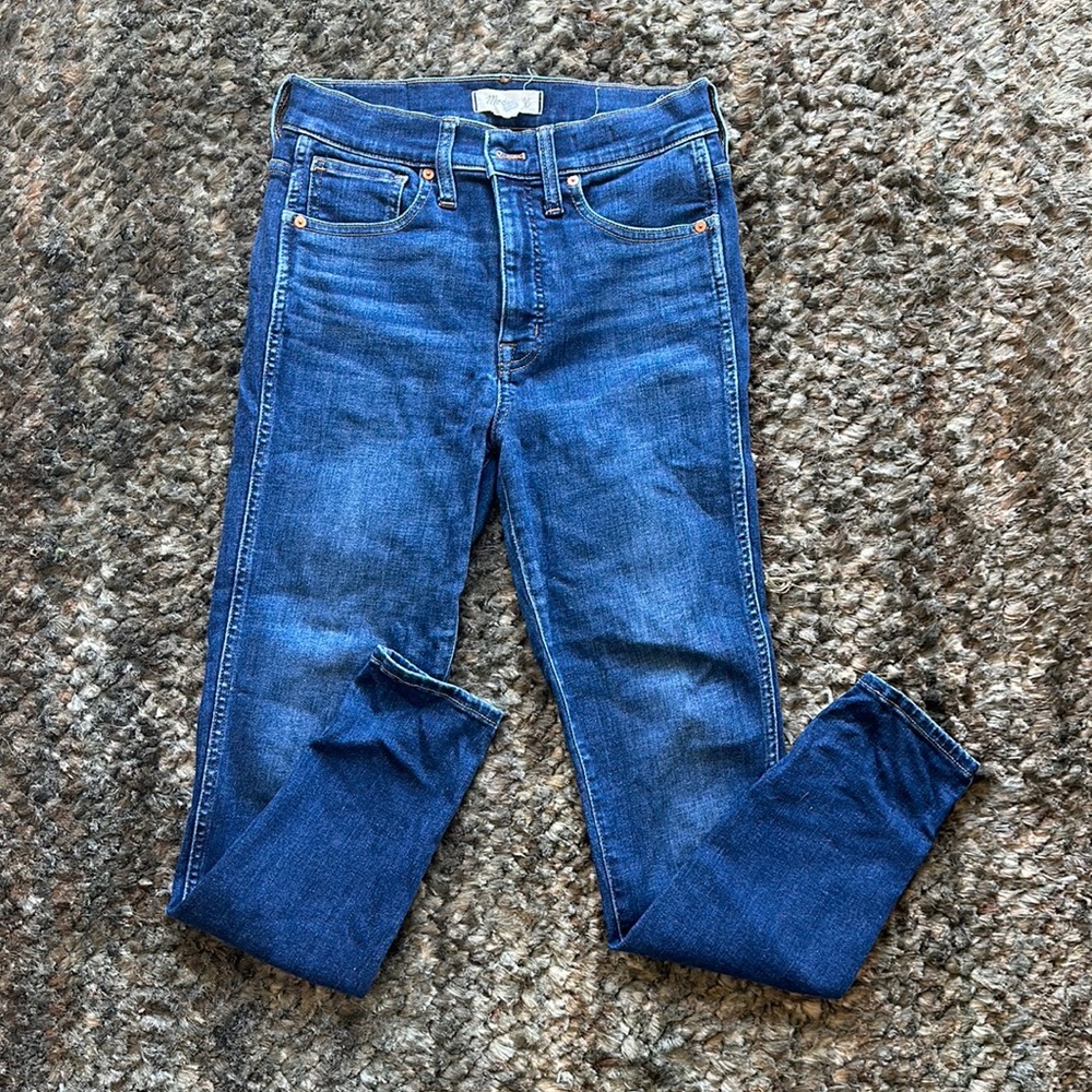 Madewell 10” high rise skinny jeans